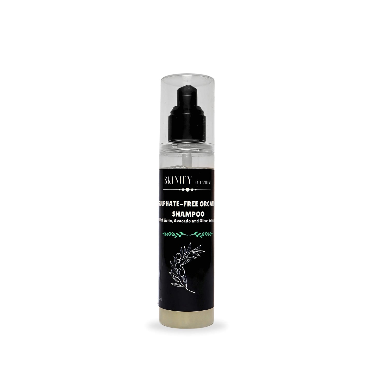 SULPHATE -FREE ORGANIC SHAMPOO with Biotin, Avocado & Olive Extracts